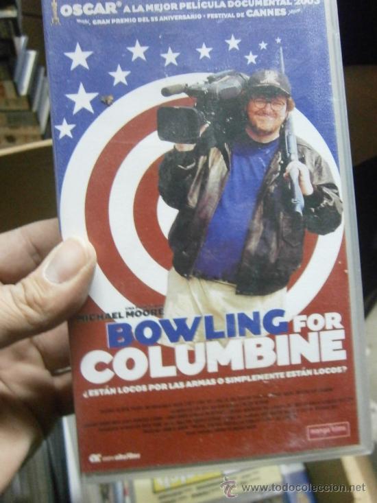 Cinema: BOWLING FOR COLUMBINE--VHS COMPRA MINIMA 10&euro; EU----