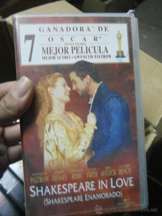 Cine: SHAKESPEARE ENAMORADO-VHS -COMPRA MINIMA 10&euro;U-