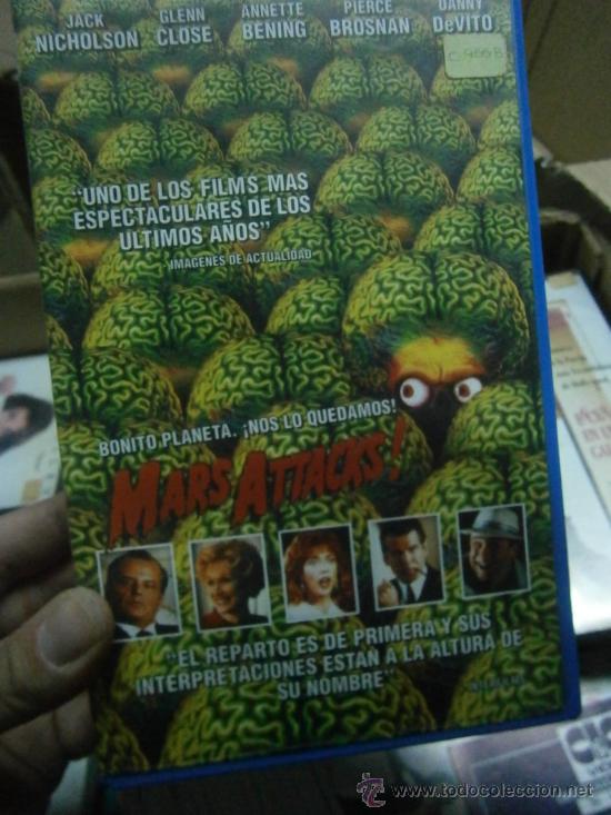 Cine: MARS ATTACKS-VHS-COMPRA MINIMA 10 EU