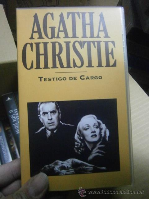 Cine: AGATHA CHRISTIE-TESTIGO DE CARGO.VHS