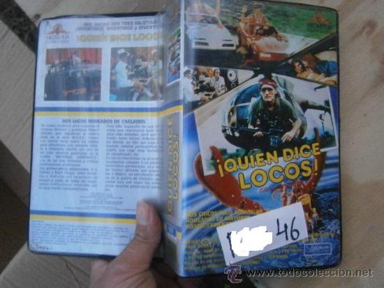 Cin&eacute;ma: QUIEN DICE LOCOS-VHS COMPRA MINIMA EU