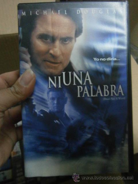 Cin&eacute;ma: NI UNA PALABRA-VHS-VENTA MINIMA 10&euro;EU//