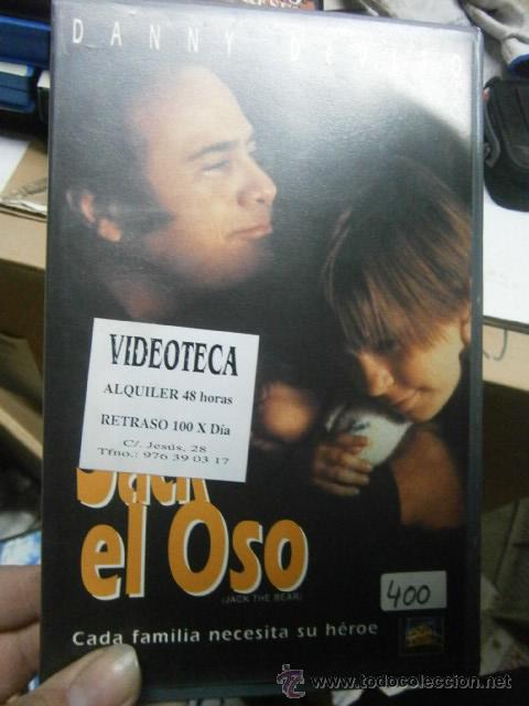 Cin&eacute;ma: JACK EL OSO-VHS-COMPRA MINIMA 10&euro; EU-