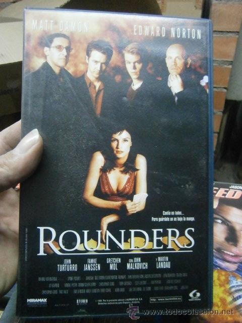 Cine: ROUNDERS-VHS-COMPRA MINIMA 10EU