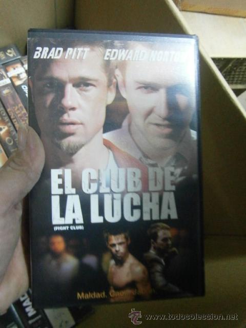 Cine: EL CLUB DE LA LUCHA-VHS--COMPRA MINIMA 6 EU