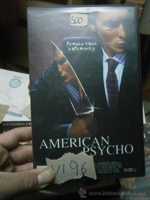 Cine: AMERICAN PSYCHO--VHS COMPRA MINIMA 10&euro; EU----