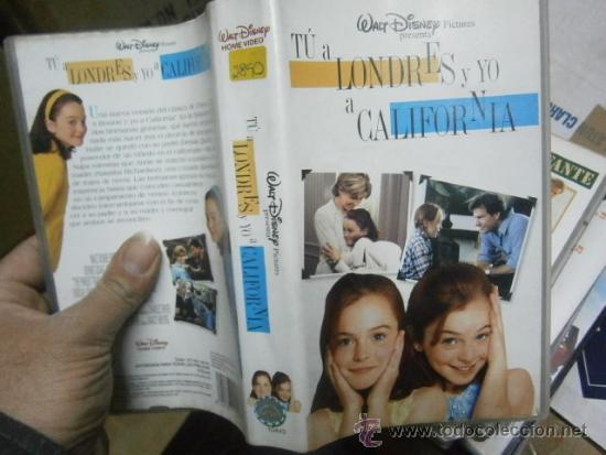 Cin&eacute;ma: TU A LONDRES Y YO A CALIFORNIA-VHS-COMPRA MINIMA 6 EU--