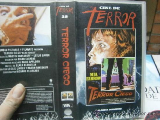 Cine: TERROR CIEGO-VHS - Foto 1