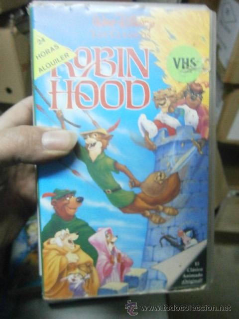 Cine: ROBIN HOOD-VHS-COMPRA MINIMA 10&euro; EU--