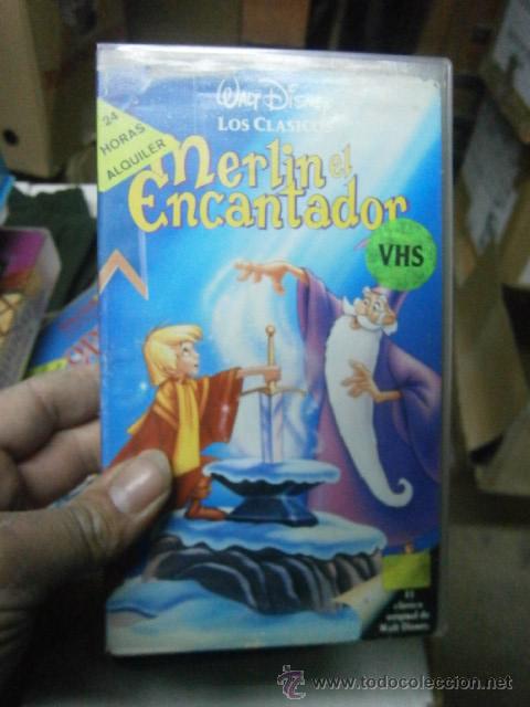Kino: MERLIN EL ENCANTADOR-VHS COMPRA MINIMA 10&euro;EU