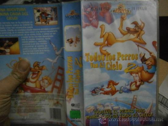 Kino: TODOS PERROS VAN AL CIELO 2-VHS-COMPRA MINIMA 10&euro; EU--