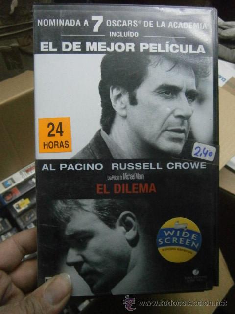 Cinema: EL DILEMA-VHS-COMPRA MINIMA 10&euro;EU