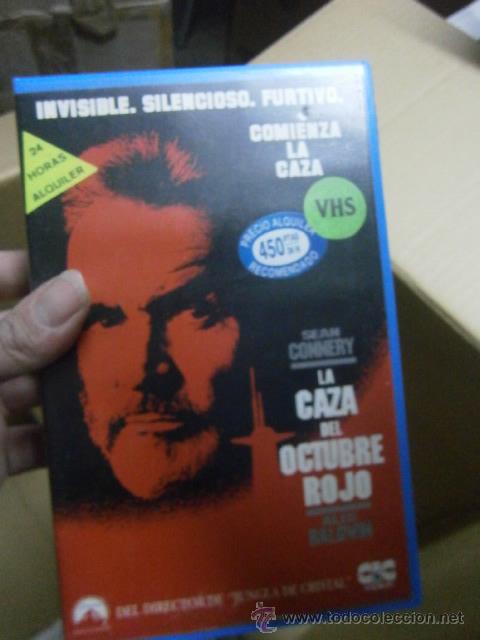 Cinema: LA CAZA DEL OCTUBRE ROJO--VHS COMPRA MINIMA 10&euro;EU----