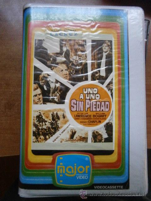 Cinema: UNO A UNO SIN PIEDAD-VHS 1 EDICION MAJOR