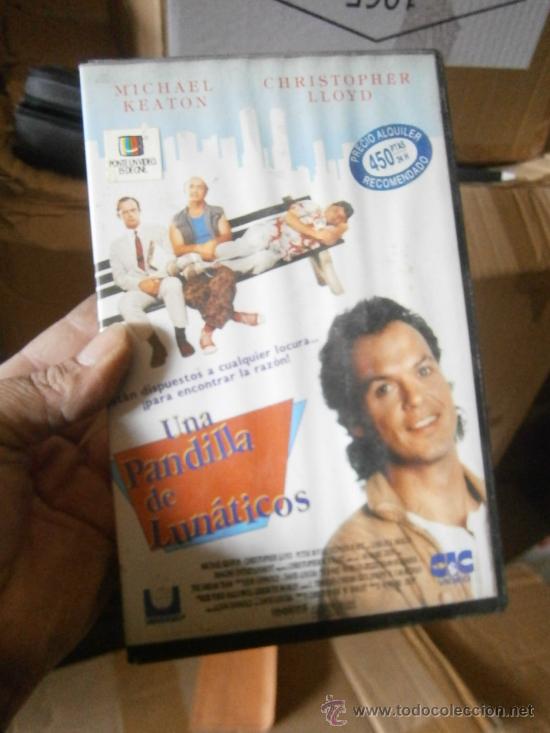 Cinema: UNA PANDILLA DE LUNATICOS--VHS.VENTA MINIMA 10 EU-