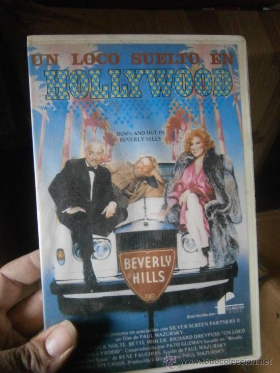 Cinema: UN LOCO ANDA SUELTO EN HOLLYWOOD-VHS-COMPRA MEINIMA 10&euro; EU