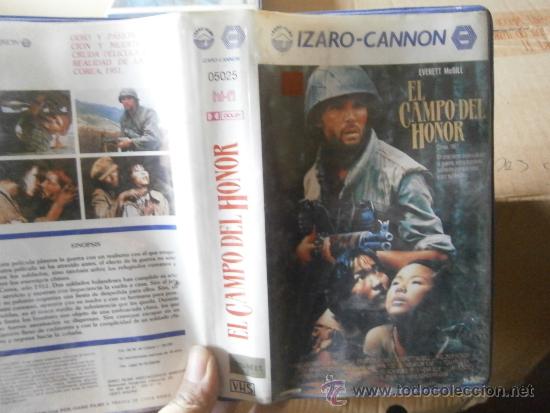 Cinema: EL CAMPO DE HONOR-VHS-COMPRA MINIMA 6 EU--