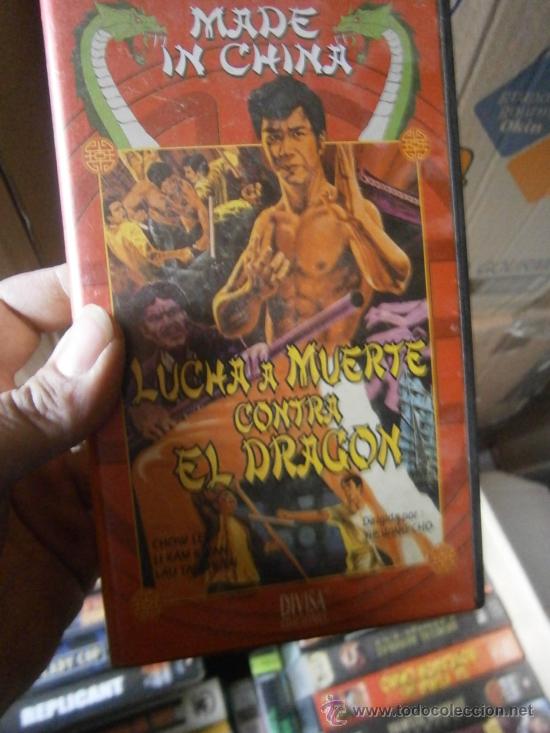 Kino: LUCHA A MUERTE CONTRA EL DRAGON-VHS-COMPRA MINIMA 6 EU