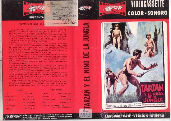 Cin&eacute;ma: TARZAN Y EL NI&Ntilde;O DE LA JUNGLA-VHS