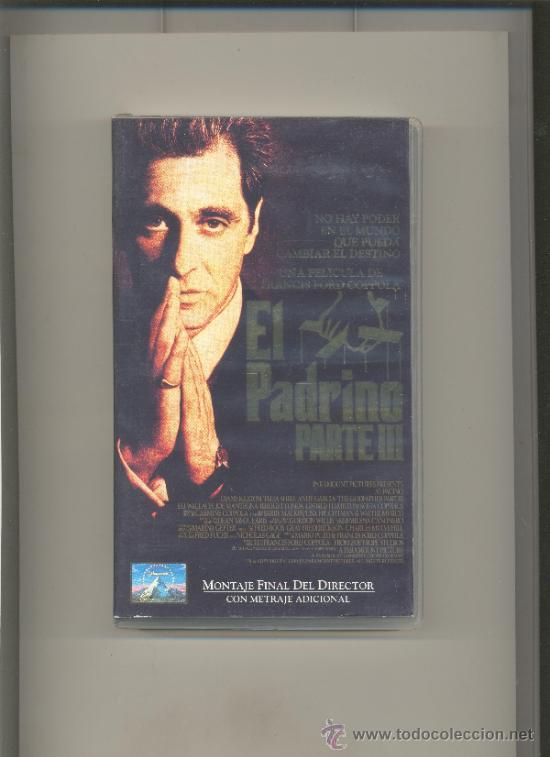 Cine: EL PADRINO PARTE III. CINE EN VHS.