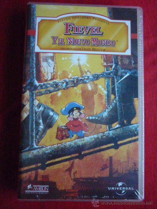 Cine: VHS-FIEVEL Y EL NUEVO MUNDO-SPIELBERG(1986)-UNA DELICIA -PRECINTADA!! - INFANTIL- ANIMACI&Oacute;N