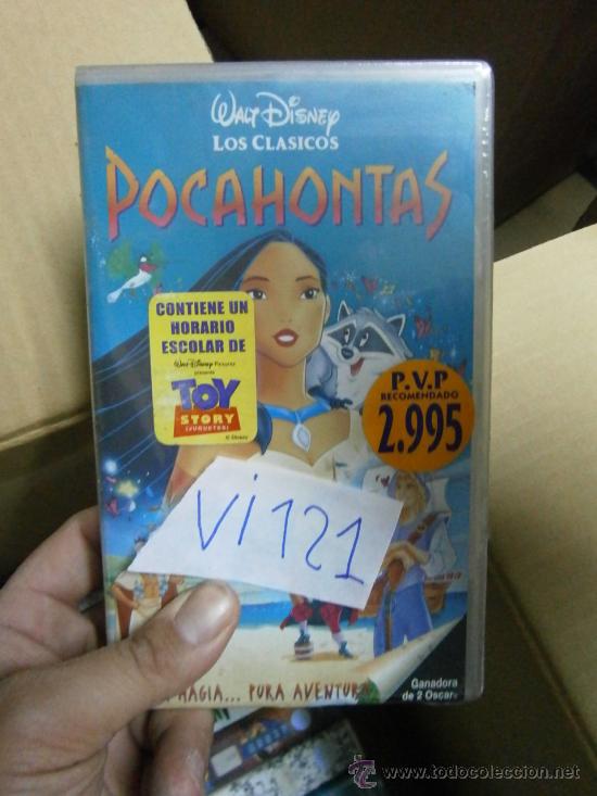 Cine: POCAHONTAS--compra minima 10&euro;u--VHS