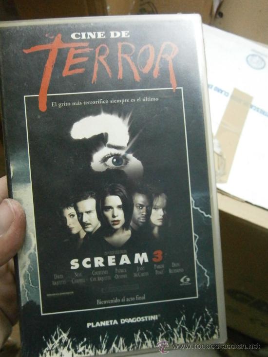Cin&eacute;ma: SCREAM-3 VHS.COMPRA MINIMA 10 EU