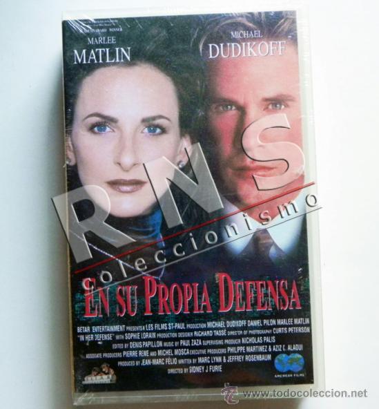 Cine: EN SU PROPIA DEFENSA - NUEVA PRECINTADA - PEL&Iacute;CULA SUSPENSE CRIMEN JUICIO MATLIN DUDIKOFF CINE VHS