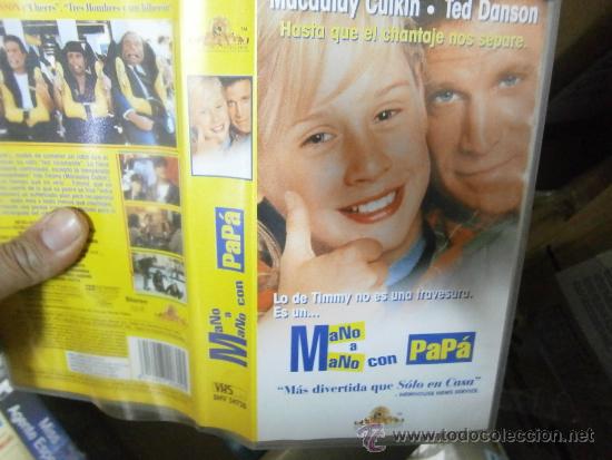 Cinema: MANO A MANO CON PAPA-VHS-COMPRA MINIMA 6 EU--