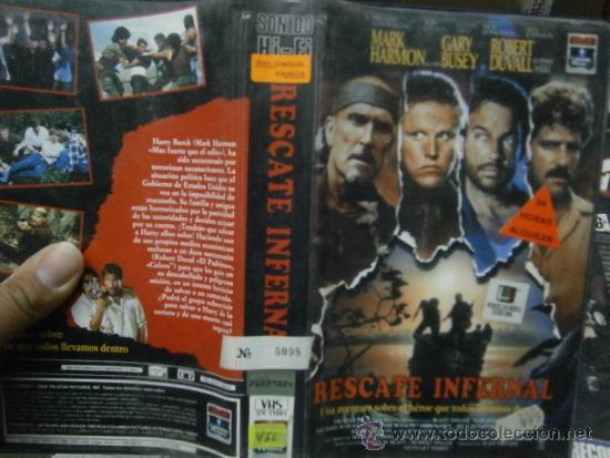Cine: RESCATE INFERNAL-VHS - Foto 1
