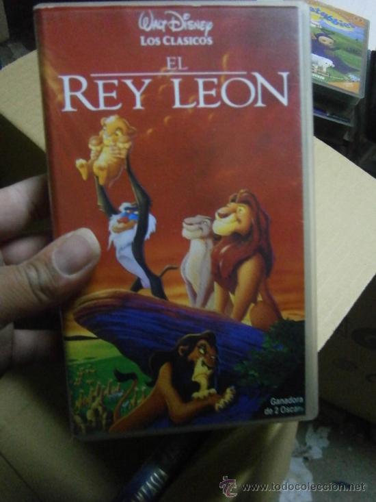 Cine: EL REY LEON-VHS-VHS-venta minima 10 EUROS-