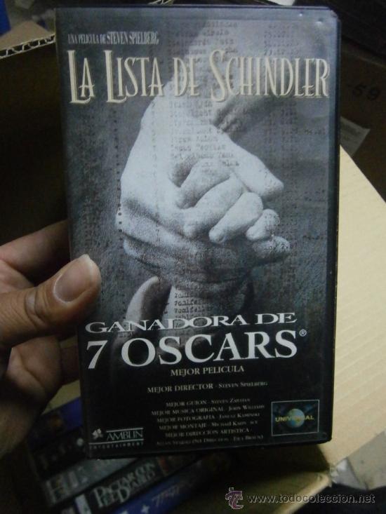 Cine: LA LISTA DE SCHINDLER-VHS