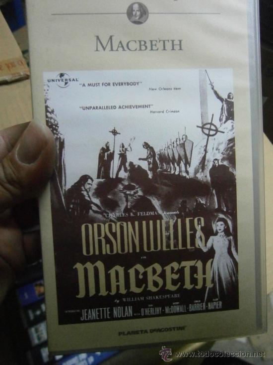 Cine: ORSONWELLES MACBETH -VHS - Foto 1