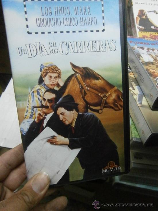 Cine: LOS H. MARX- UN DIA EN LAS CARRERAS-VHS
