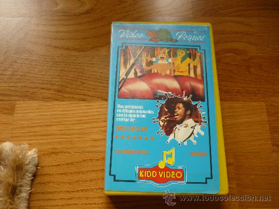 Cine: PELICULA VHS DOS AVENTURAS DIBUJOS APARICION ESTELAR DE BILLY OCEAN LA ESFINGE ROSA Y CIENAGA 1994