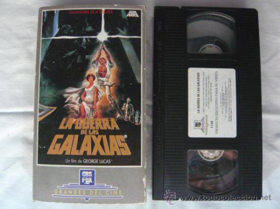 Cinema: LA GUERRA DE LAS GALAXIAS VHS