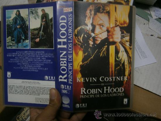 Cine: ROBIN HOOD-PRNCIPE DE LOS LADRONES-VHS