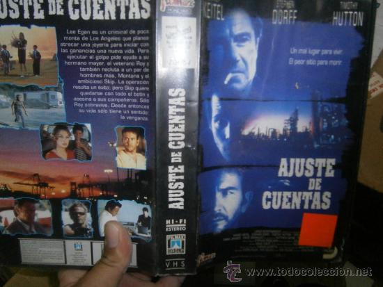 Cin&eacute;ma: AJUSTE DE CUENTAS--VHS-VENTA MINIMA 10 EU-