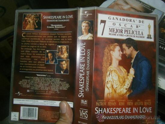 Cine: SHAKESPEARE IN LOVE-VHS
