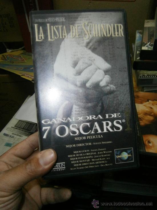Cin&eacute;ma: LA LISTA DE SCHINDLER-VHS-VHS-VENTA MINIMA 10 EU