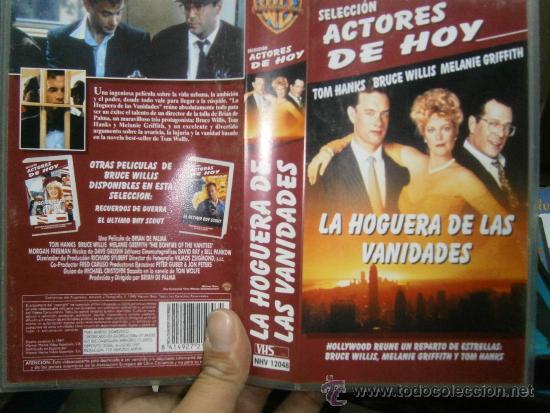 Cinema: LA HOGUERA DE LAS VANIDADES-VHS