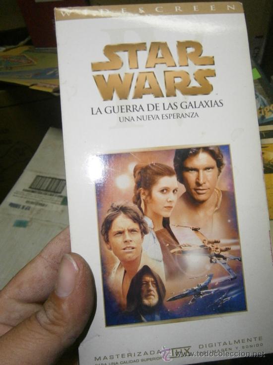 Cinema: STAR WARS LAGERRA DE LAS GALAXIAS/ UNA NUEVA ESPERANZA-VHS