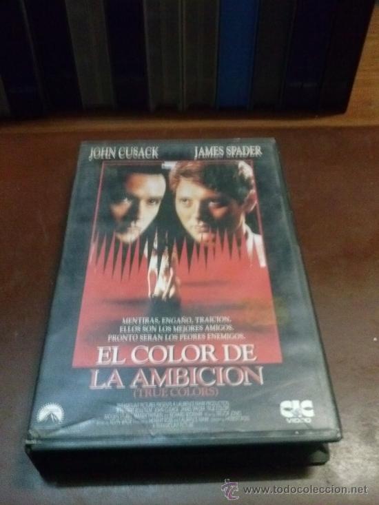 Cine: VHS EL COLOR DE LA AMBICION JOHN CUSACK - Foto 2