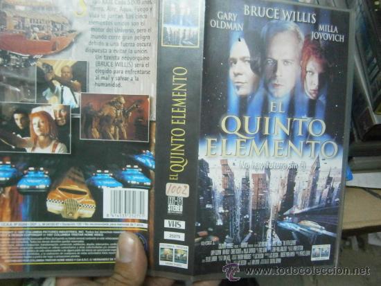 Cinema: EL QUINTO ELEMENTO-VHS-VHS=venta minima 10 euros