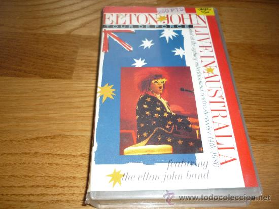 Cine: PELICULA VHS ELTON JOHN LIVE IN AUSTRALIA 1990