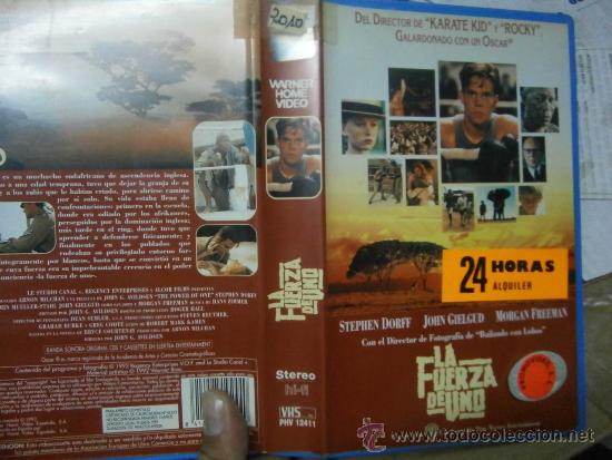 Cin&eacute;ma: LA FUERZA DE UNO-VHS-VHS-venta MINIMA 10 EUROS