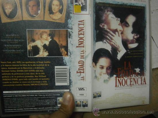 Cin&eacute;ma: LA EDAD DE LA INOCENCIA-VHS