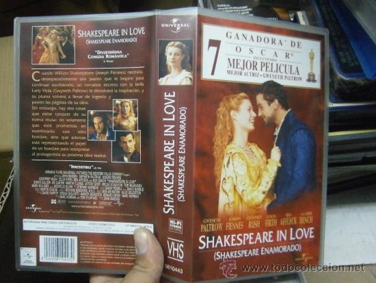 Cine: SHAKESPEARE IN LOVE-VHS