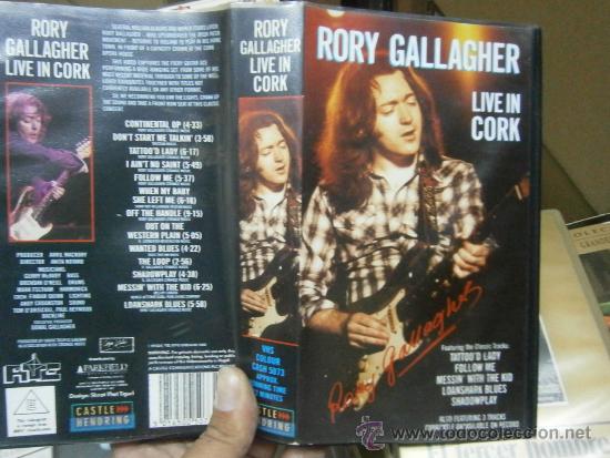 Cinema: RORY GALLAGHER -LIVE IN CORK - VHS