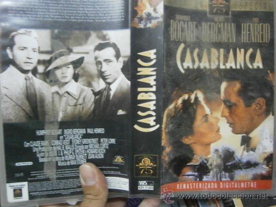 Cine: CASA BLANCA-VHS - Foto 1